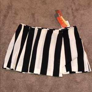 D&G Striped Mini Skirt Coverup